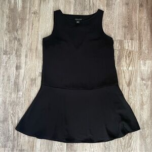 Adrienne Vittadini Dress Black Sleeveless Back Cutout S